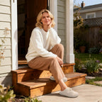 Women's Slippers Wide Beige