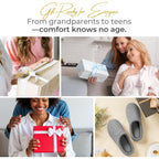 Women's Slippers Knit Grey