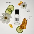 DedCool Eau de Parfum | Xtra Milk | Bergamot, White Musk & Amber | Clean Unisex Fragrance | Non-Toxic, Vegan | 1.7 fl oz
