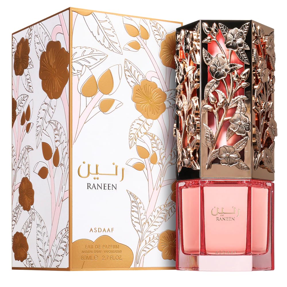 Lattafa Asdaaf Raneen for Women Eau de Parfum Spray, 2.7 Ounce / 80 ml