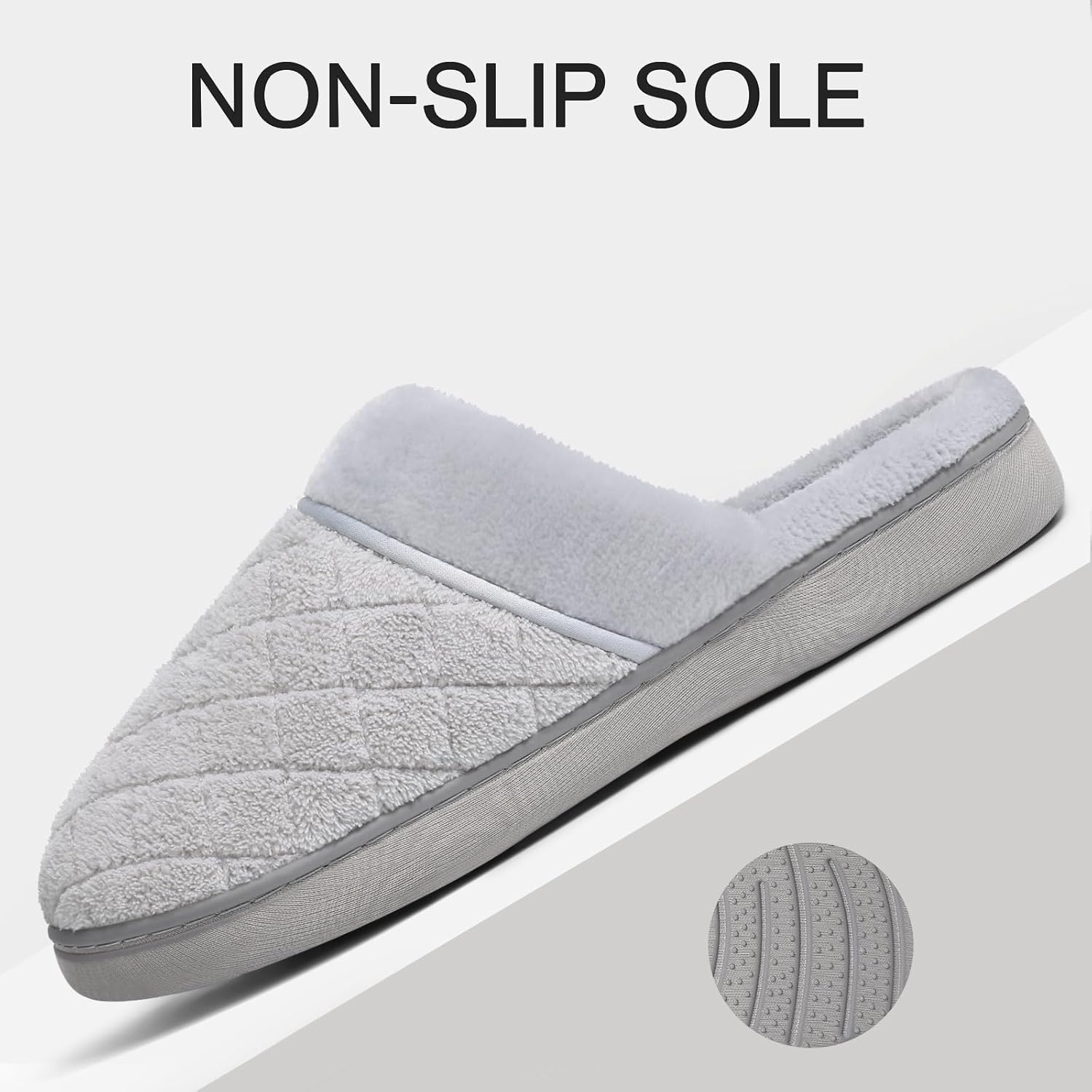 Women's Slippers Unisex Grey