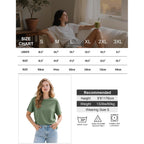 Kinglaman 5 Pack Womens Oversized T Shirts Crew Neck Loose Fit Short Sleeve Tshirts Summer Workout Plus Size Tee Tops