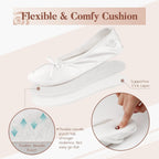 Women's Slippers Ballerina White