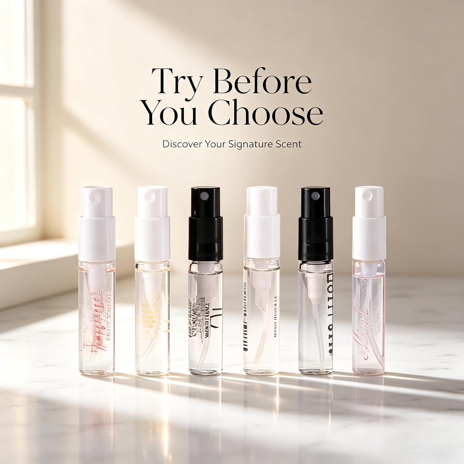 20 Piece Designer Fragrance Samples, Women's Designer Fragrance Sampler Collection, Luxury High-End Perfume Vials for Women, Mini Perfume Samples Gift for Girlfriend, Wife, or Mother