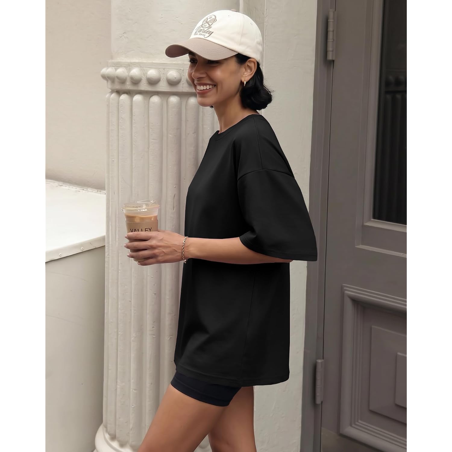 GAYHAY Oversized Tshirts for Women - Spring Summer Workout Clothes Short Sleeve Tops Crew Neck Tee Shirts Fashion Casual 2026