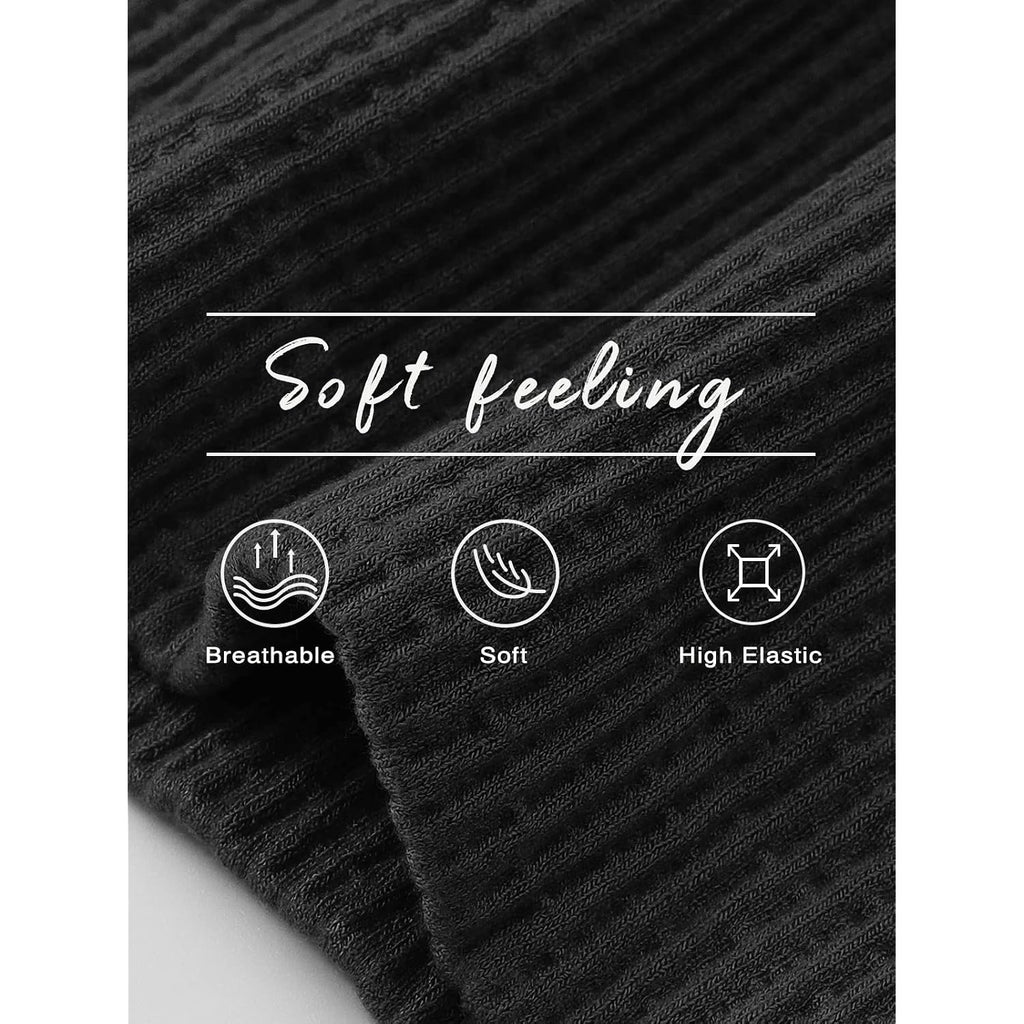3 Pieces Womens Tank Tops Cute Sexy Going Out Ribbed Summer Tops Black White Crop Tops for Women