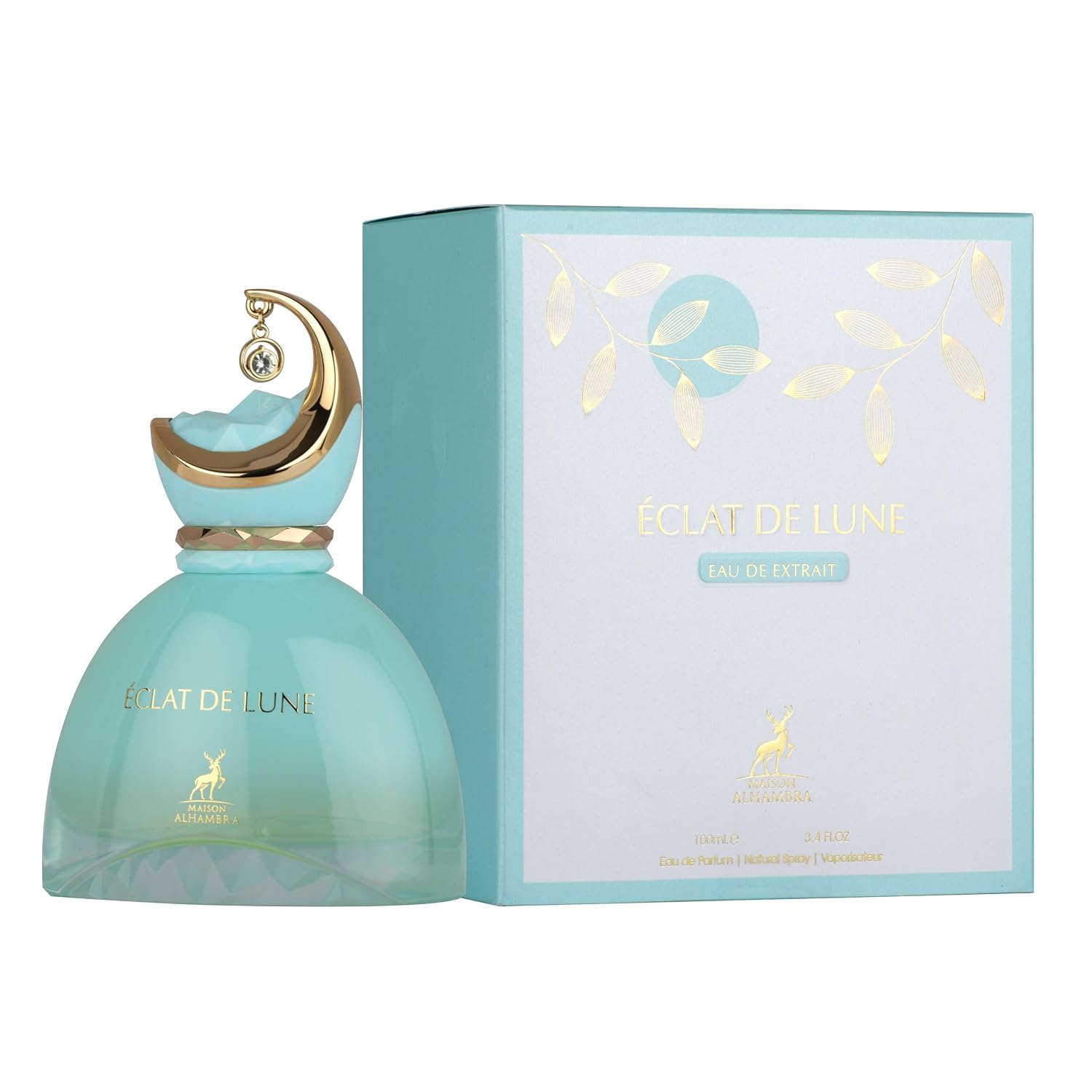 Maison Alhambra Eclat De Lune for Women Eau de Parfum Spray, 3.4 Ounce / 100 ml