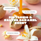 Cake Beauty Hair & Body Mist, The Finishing Touch - Pistachio & Salted Caramel Scent - Infused with Vitamin E & Argan Oil - For All Skin & Hair Types - 6.8 Fl Oz / 200 mL