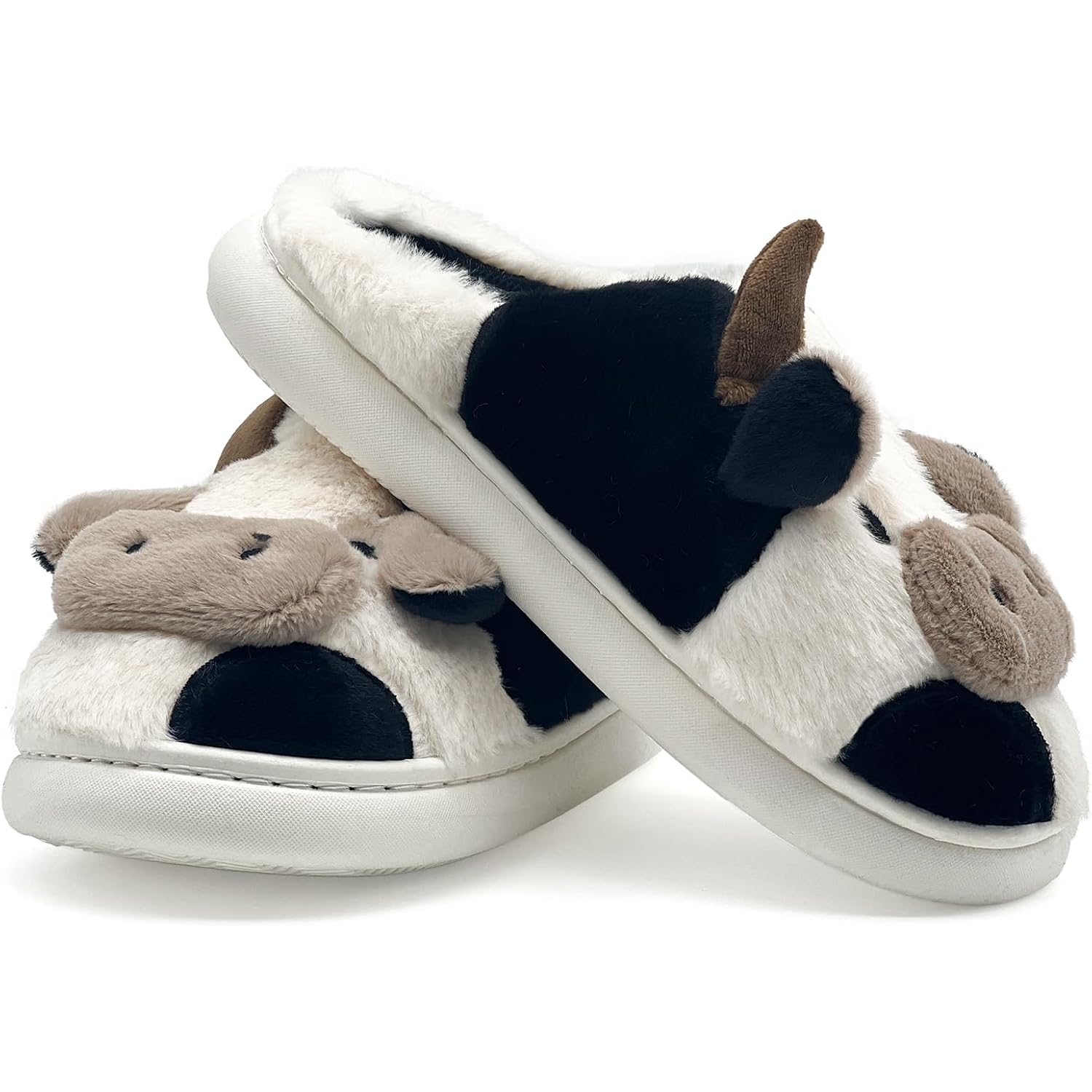 Women's Slippers Cow Cow (Open Heel)