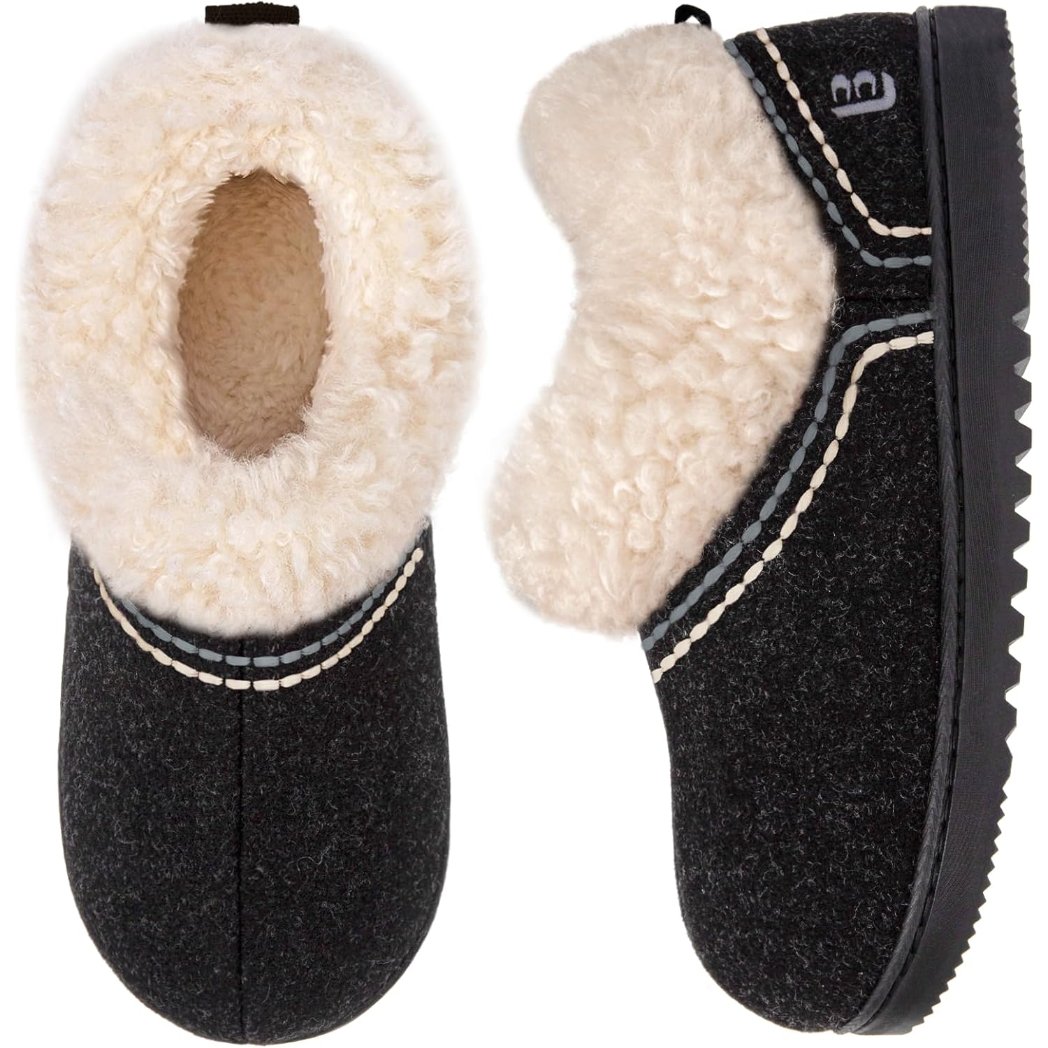 Women's Slippers Bootie Black