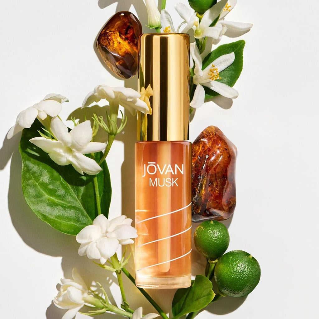 Jovan Musk for Women Perfume Oil 0.33 fl oz (Pack of 1), Sexy Perfume Oil for Women, Notes of Jasmine, Amber, and Neroli, Women's Fragrance, Long Lasting, Everyday Fragrance, Travel Size
