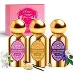 Body Spray for Women, Fragrance Mist, 3 Pack Travel Size Set, 60ml/2.1 fl oz, Vanilla Woods, Cloud Serenade, Jasmine Breeze