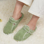 Women's Slippers Adjustable Light Green