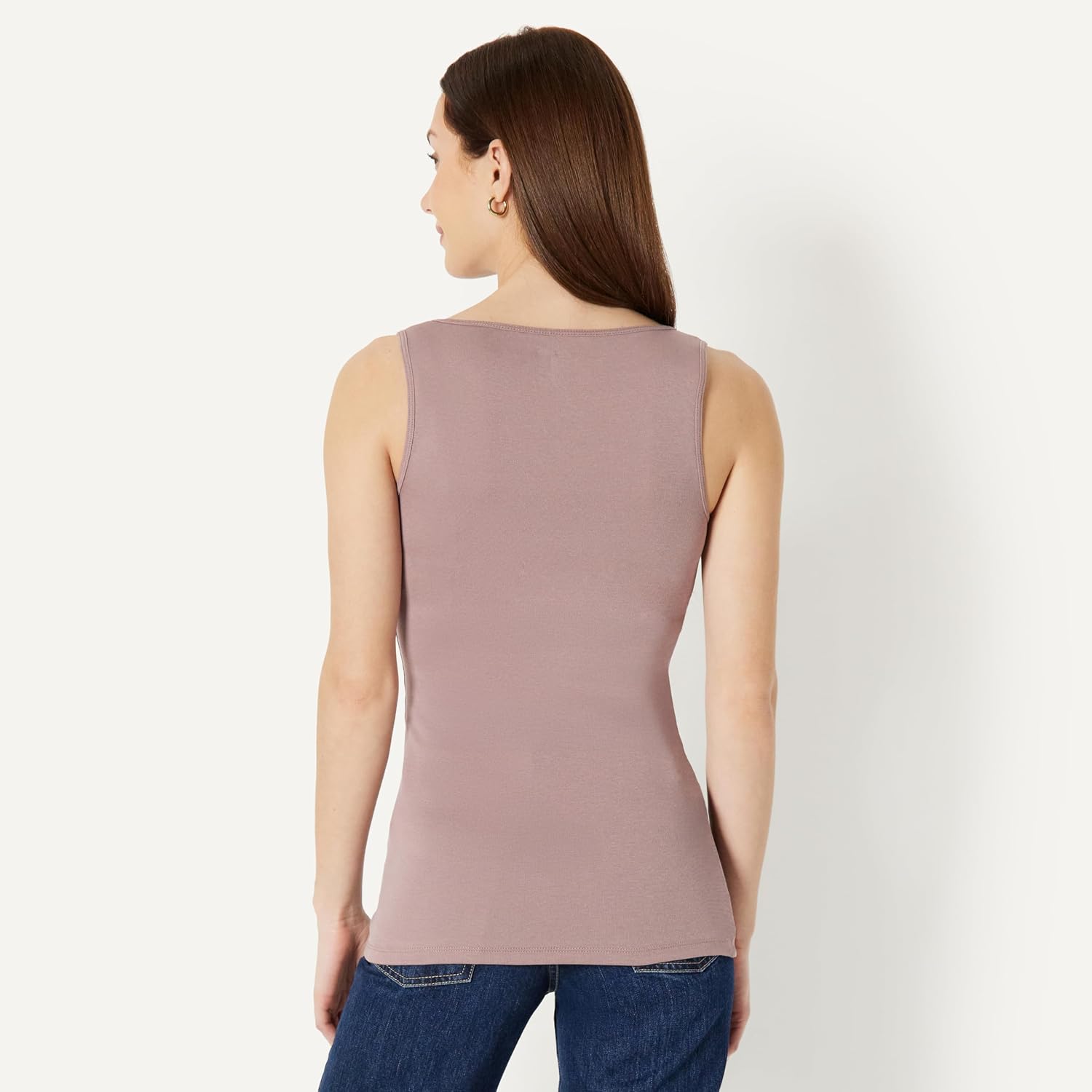 Amazon Essentials Women's Slim Fit Square Neck Tank Top