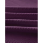 Women's High Neck Racerback Tank Top Dark Purple