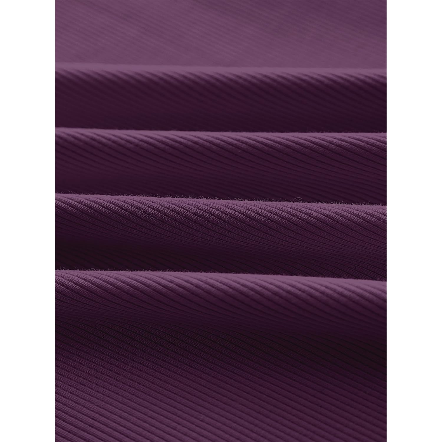 Women's High Neck Racerback Tank Top Dark Purple