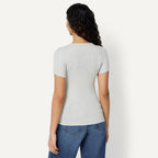 Amazon Essentials Women's Slim-Fit Short-Sleeve Crewneck T-Shirt, Pack of 2
