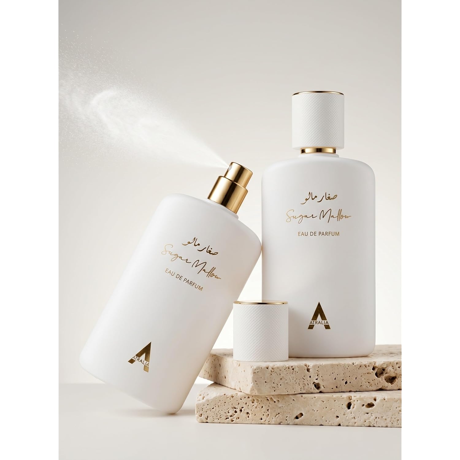 Atralia Sugar Mallow Eau de Parfum 100ml | Sweet Marshmallow, Strawberry & Vanilla Perfume for Women | Long Lasting Gourmand Fragrance with Candy Sugar & Musk