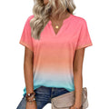 Zeagoo Womens Tops Short Sleeve Summer V Neck Shirts Work Blouses Business Outfits Fashion Clothing