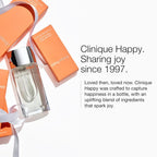 Clinique Happy Eau de Parfum Spray | Notes of Grapefruit, Bergamot, Hawaiian Wedding Flower + Spring Mimosa | Perfumes for Women