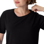Hanes Women's Perfect-T Crewneck T-Shirt, Lightweight Cotton Short Sleeve Tee for Women
