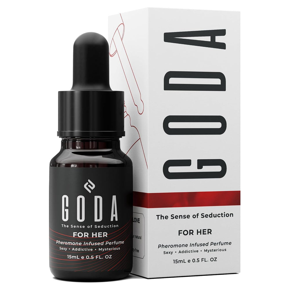 GODA Pheromones Perfume for Women – The Original – Long-Lasting Women's Fragrances with Jasmine and Rose, Vegan & Cruelty-Free – 15ml/0.50 fl. oz