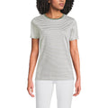 Lands' End Women's Relaxed American-Grown Supima Cotton Crew Neck T-Shirt