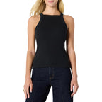 Amazon Essentials Women's Slim-Fit Stretch Rib High-Neck Tank with Consistent Stretch