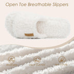 Women's Slippers Adjustable White