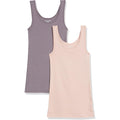 Amazon Essentials Women's Slim-Fit Ribbed Scoop Neck Tank Tops