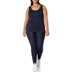 Women's Slim-Fit Scoop Neck Tank Top Navy