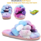 Women's Slippers Crisscross Twist Colorful