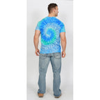 Colortone Spider Tie Dye T-Shirts for Men and Women - Unisex Short Sleeve Tie-Dye T Shirts for Adults