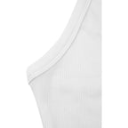 Women's Racerback V-Neck Tank Top White