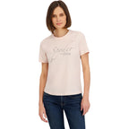 Spyder Women's Sparkle Logo Graphic Short Sleeve Tee T-Shirt
