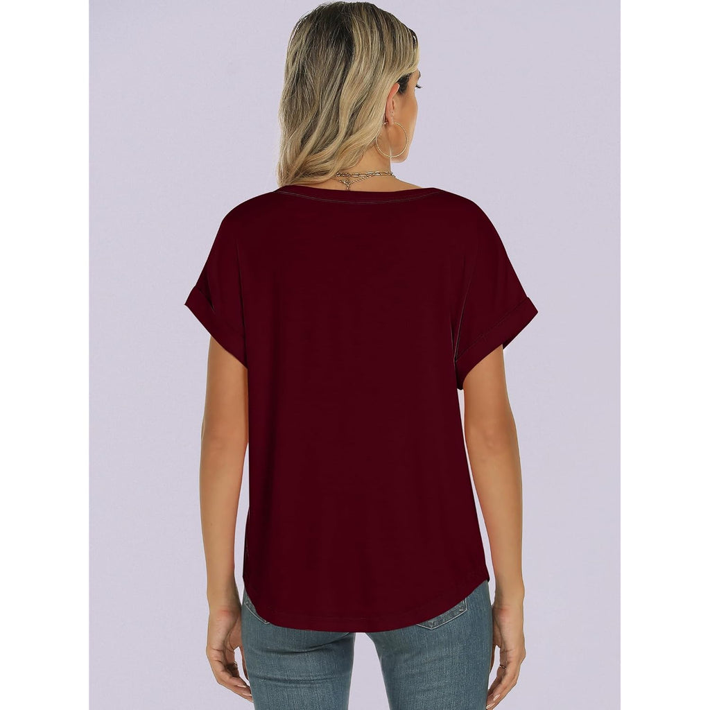 ANRABESS Women's Oversized Short Sleeve T Shirts