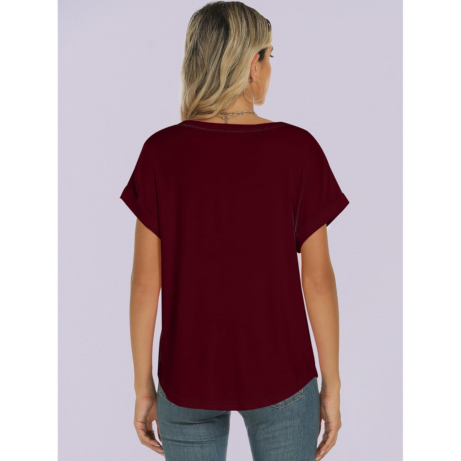 ANRABESS Women's Oversized Short Sleeve T Shirts