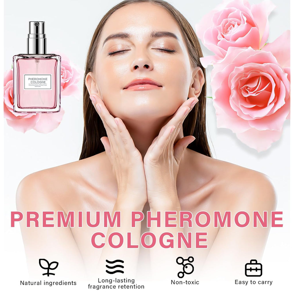 Pheromone Perfume for Woman, Long Lasting Perfumes for Women, Elegant Floral Notes, 12H Advanced Scent Release Formula, Travel-Size Womens Perfume for Romantic Date & Daily Wear, 20ml