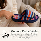 Women's Slippers Adjustable Multi Stripes