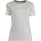 Lands' End Women's Relaxed American-Grown Supima Cotton Crew Neck T-Shirt