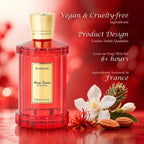 Rouge Essence Luxe Eau De Perfume - 8+ Hours Long-Lasting Fragrance with Vibrant Saffron, Warm Amber, Woody Accords & Creamy Almond Notes100ml