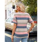 Women's Floral V-Neck Tunic Top Tw669
