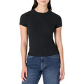 Amazon Essentials Women's Slim-Fit Stretch Rib Short Cap Sleeve Crew Neckline Tee