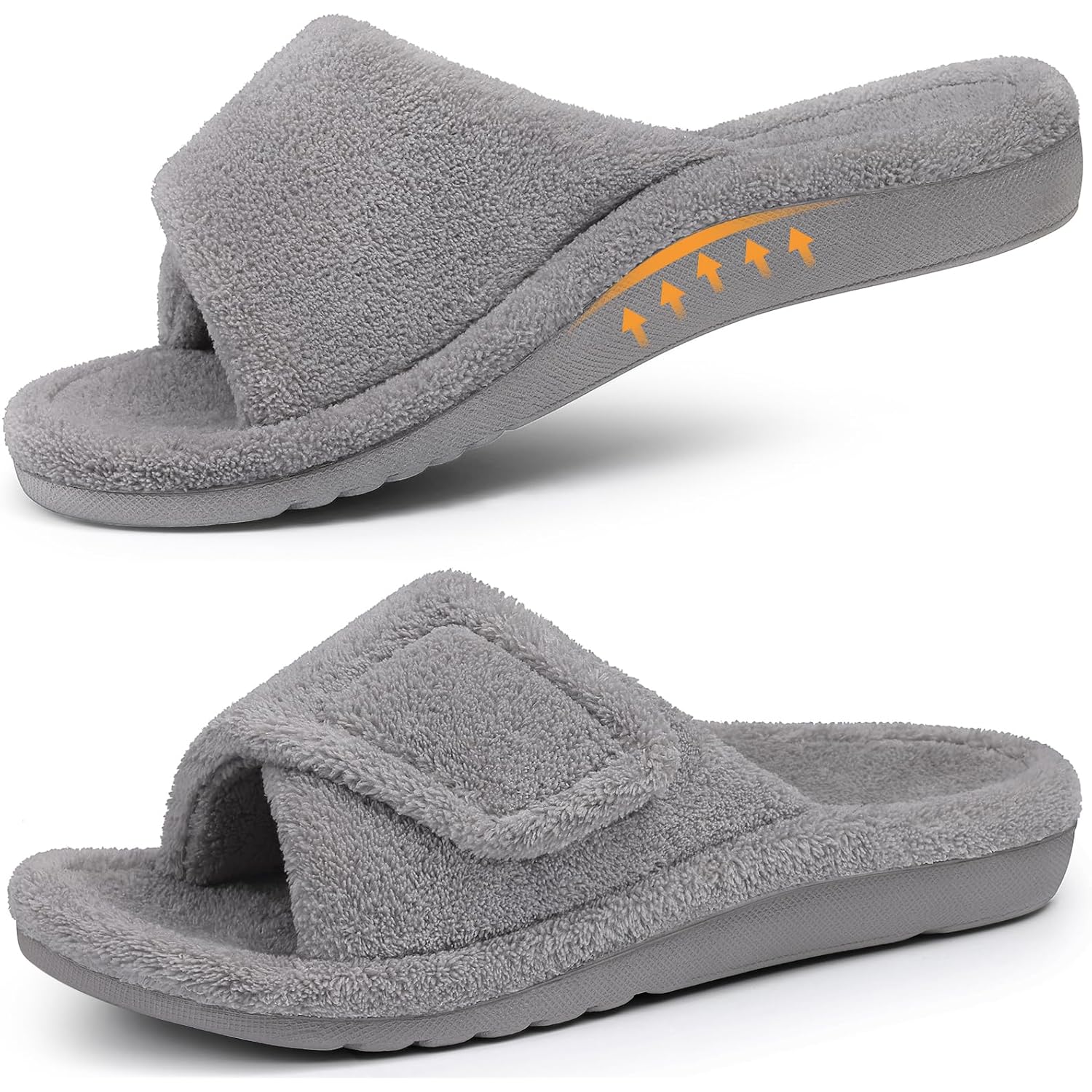 Women's Slippers Orthopedic New Grey