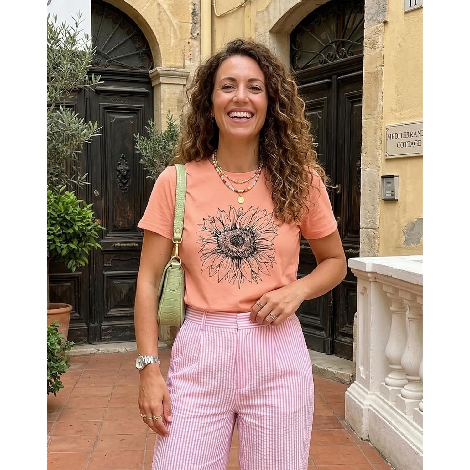 T Shirts for Women Graphic Short Sleeve Tees Summer Crewneck Loose Tops 2026