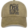 Father’s Day Gift Ideas – Funny I Fix Stuff Dad Hat
