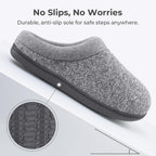 Women's Slippers Knit Grey