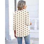 Lomon Women's V Neck T Shirts 3/4 Sleeve Blouse Summer Tops Dressy Casual Basic Tees