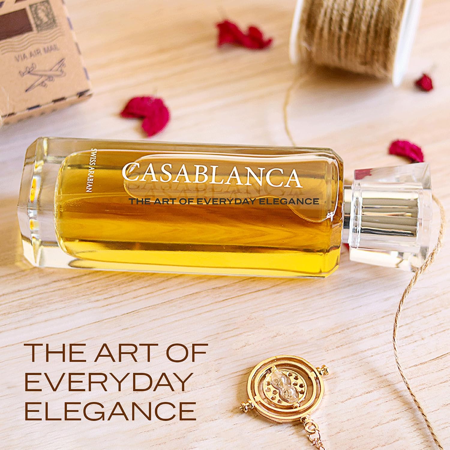 Swiss Arabian Casablanca - Luxury Products From Dubai - Long Lasting, Addictive Personal EDP Spray Fragrance - Seductive Signature Aroma - 3.4 Oz