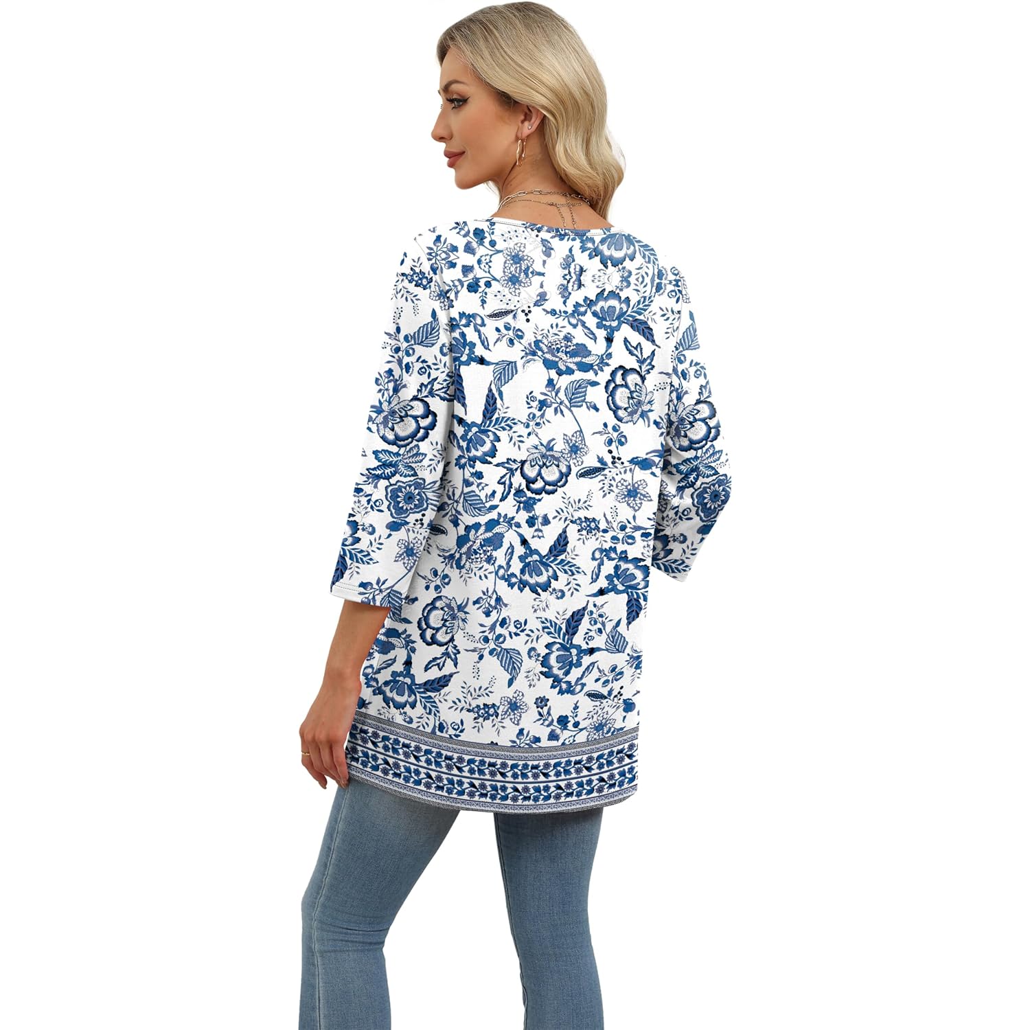 Women's Leggings Fit Plus Tunic Top Floral